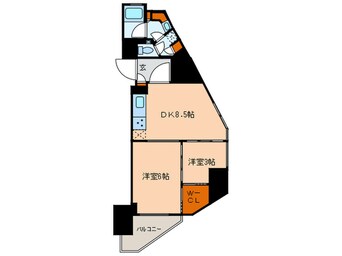 間取図 レジディア文京小石川Ⅱ