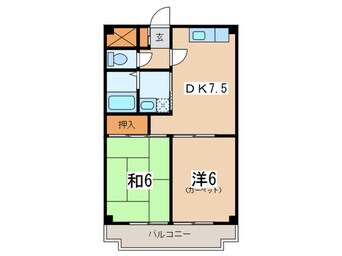 間取図 グランベールヨシミ