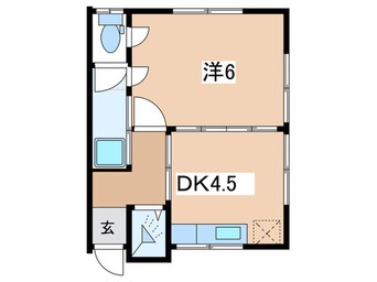 間取図 中戸川アパ－ト