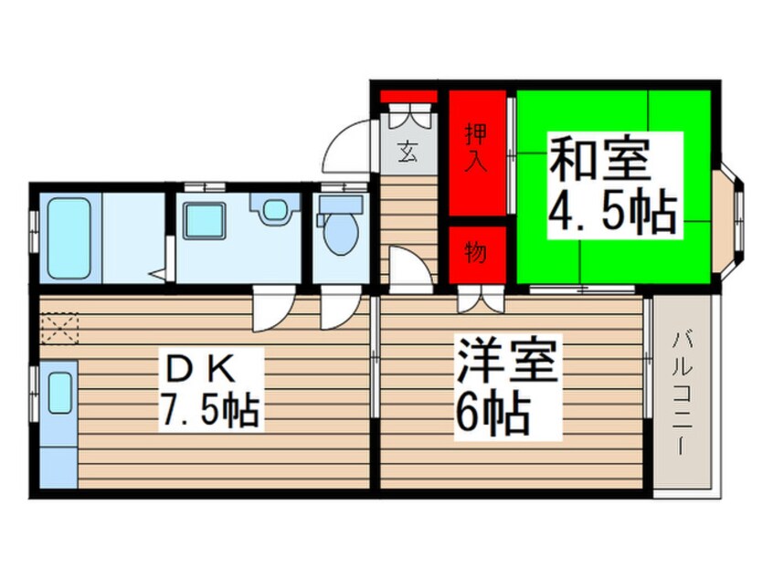 間取図 ハイツフロンティア