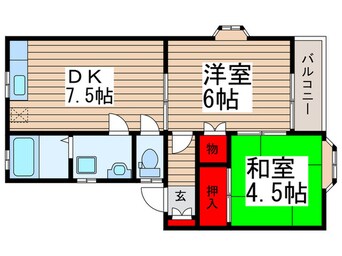 間取図 ハイツフロンティア