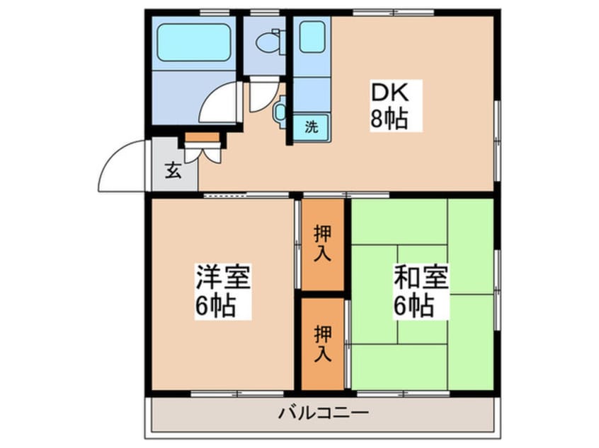 間取図 la plageⅢ