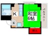 メゾン町田 1Kの間取り