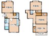 絹ヶ丘貸家 4DKの間取り