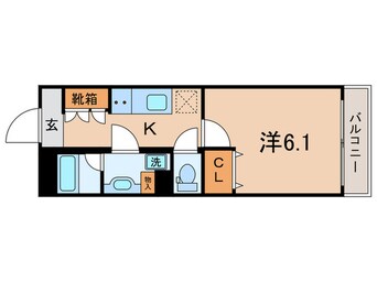 間取図 アリーチェ新江古田