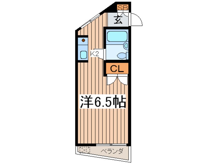 間取図 ブロンシュ武田