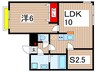 ステラ住吉 1LDK+Sの間取り