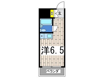 間取図 ﾗｲｵﾝｽﾞﾏﾝｼｮﾝ元町（３１１）