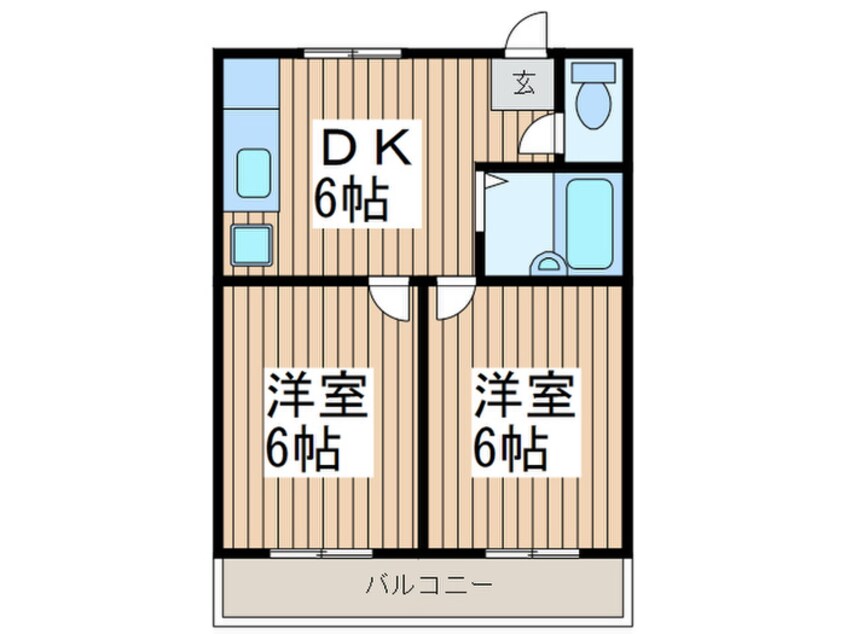 間取図 蕨北野マンション