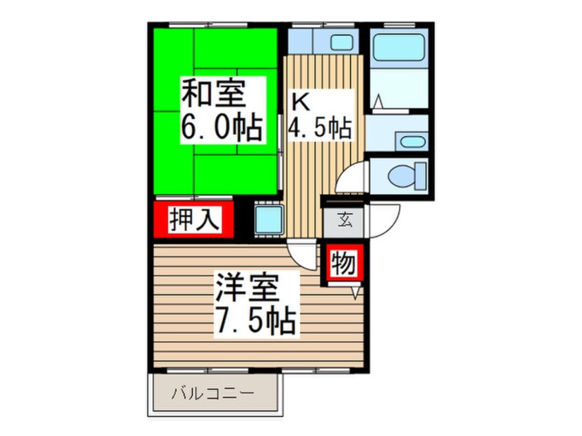 間取図 アルビオン