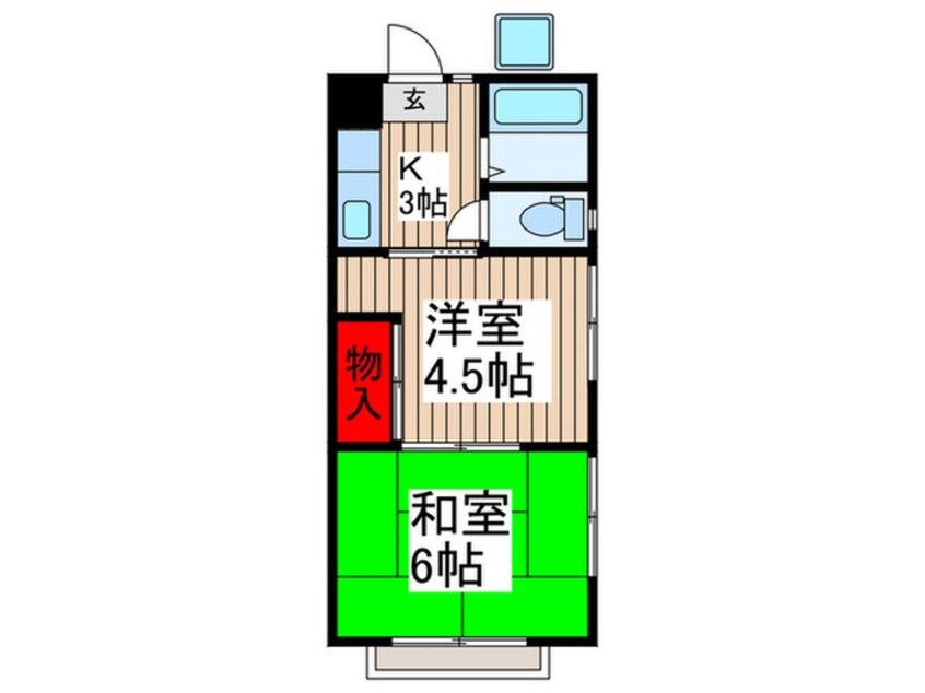 間取図 ベル・ソネット大宮