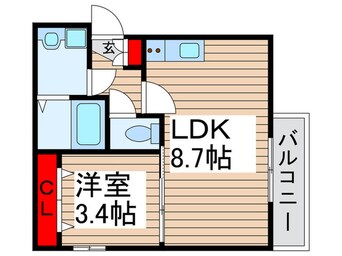 間取図 メラース