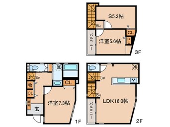 間取図 Ｋｏｌｅｔ蒲田＃１０