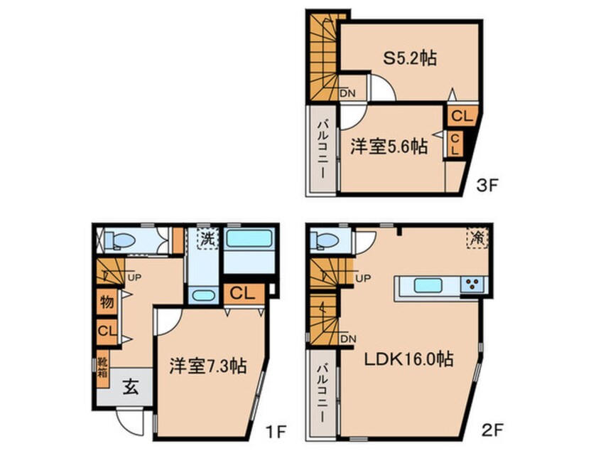 間取図 Ｋｏｌｅｔ蒲田＃１０