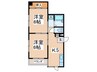 アベニュ－平塚 2Kの間取り