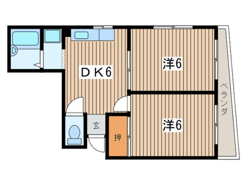 間取図 アベニュ－平塚