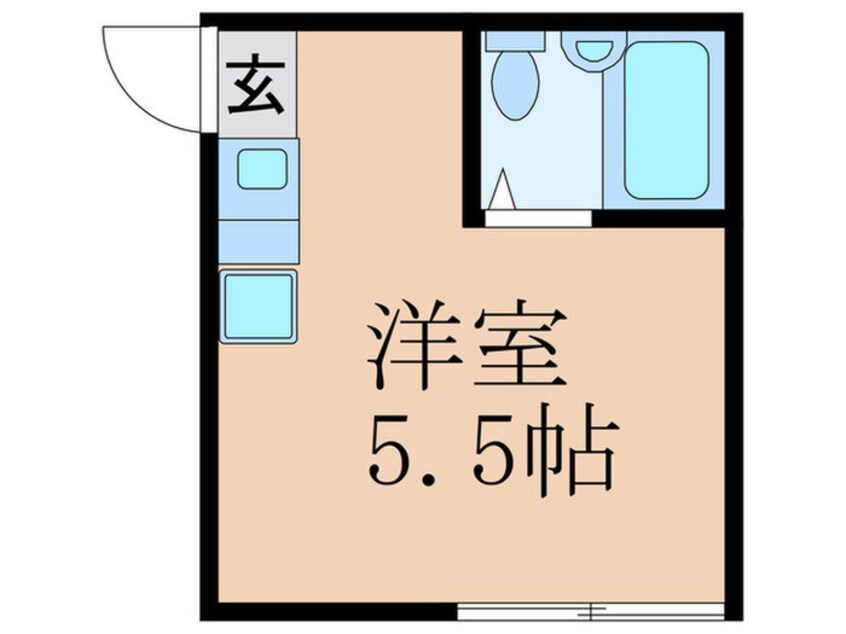 間取図 エスポワ－ル沼袋