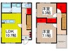 ハルモニア 2LDKの間取り