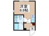 ハーモニーテラス北小岩ⅩⅦ 1Rの間取り