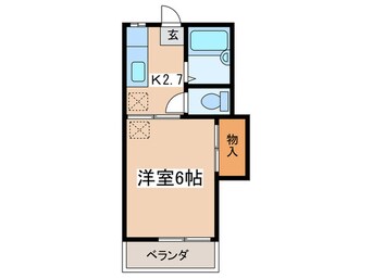 間取図 ベアコーポＡ棟