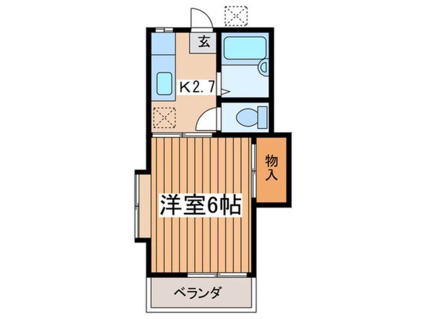 間取図 ベアコーポＡ棟