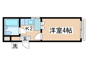 間取図 メゾンド－ルデ国立