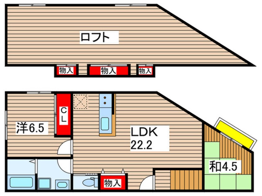 間取図 メープル春日