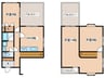 ﾁｻﾝｶﾞｰﾃﾞﾝﾊｳｽ茅ヶ崎(201) 3DKの間取り