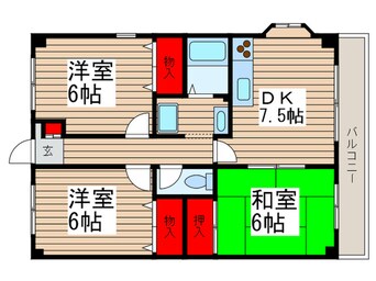 間取図 ハ－トピア２