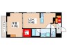 グランツアベニュー立川錦町 1LDKの間取り