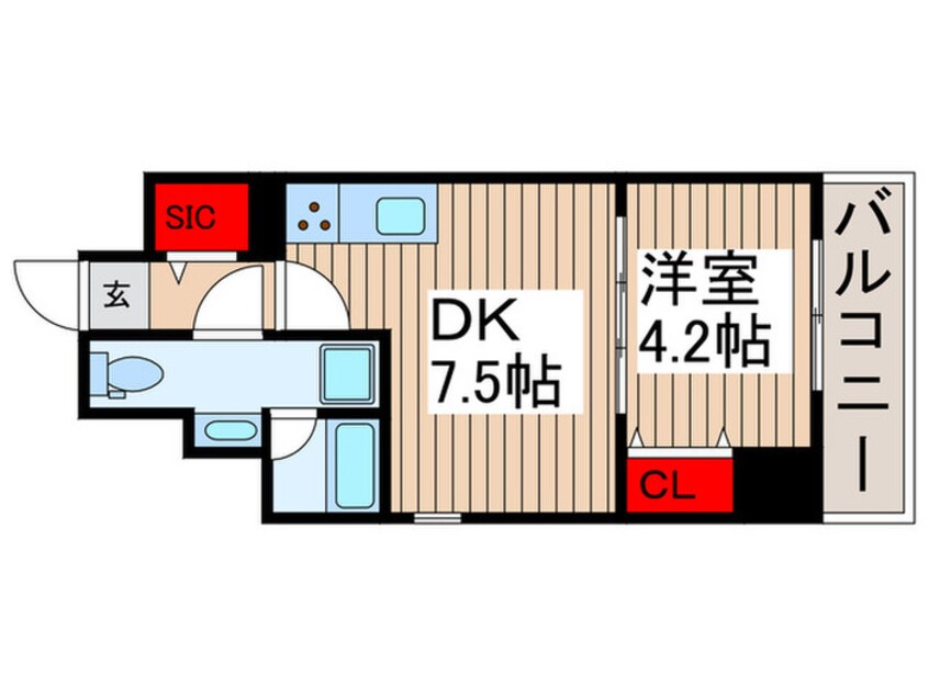 間取図 コンフォリア南千住