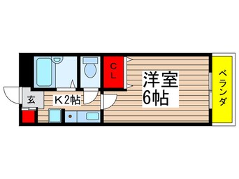 間取図 エクセル貴多川第６