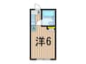 コ－トＭＩＫＩ 1Rの間取り