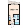 ジャルーン中野 1Rの間取り