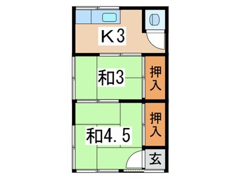 間取図 石川荘