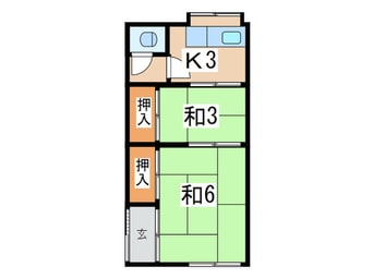 間取図 石川荘