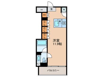 間取図 カスタリア目黒長者丸