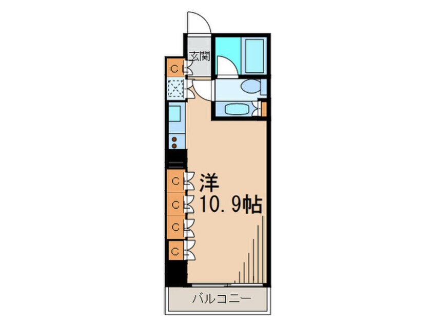 間取図 カスタリア目黒長者丸