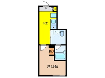 間取図 フェリーチェ桜上水A