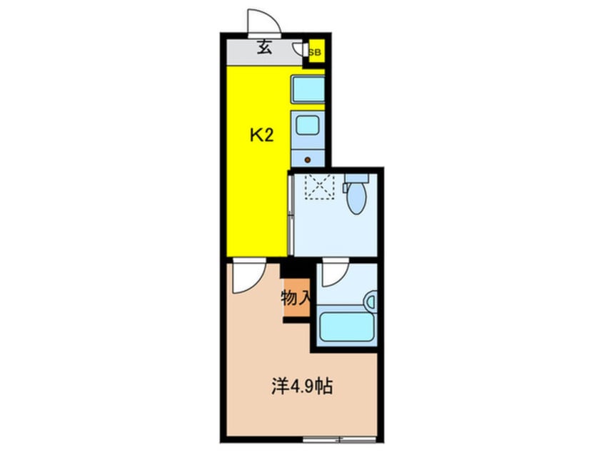 間取図 フェリーチェ桜上水A
