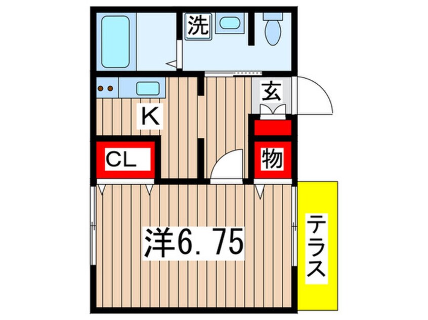 間取図 ベイシティ東千葉