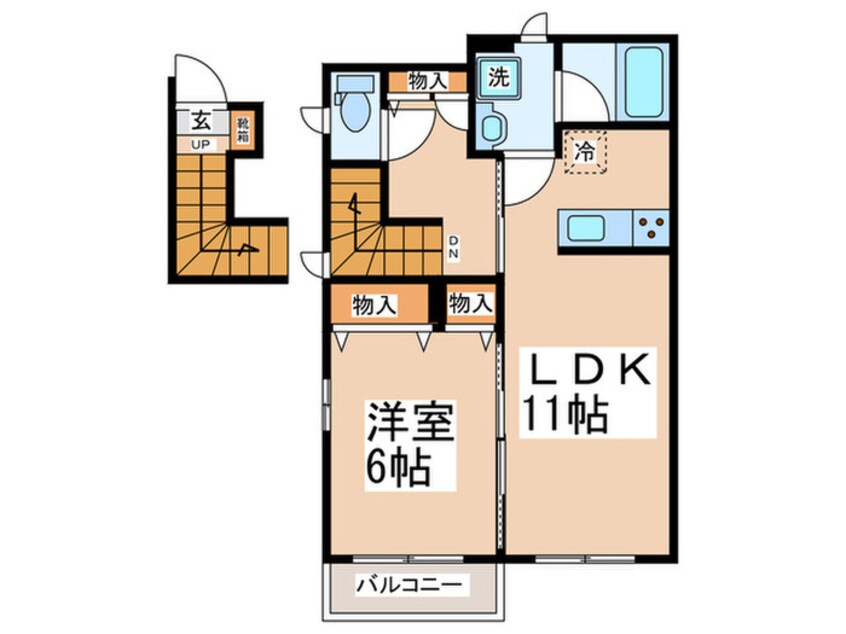 間取図 サンハイツ師岡