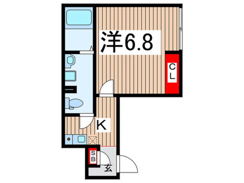 間取図 アニカ小岩