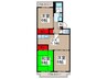 リバ－サイドパ－ク 3DKの間取り