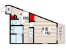 島根グリ－ンフォレスト 1Kの間取り