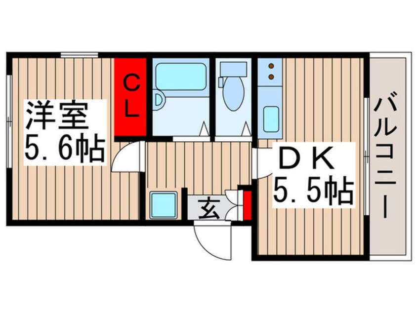 間取図 エイトワン鎌ケ谷JUKO