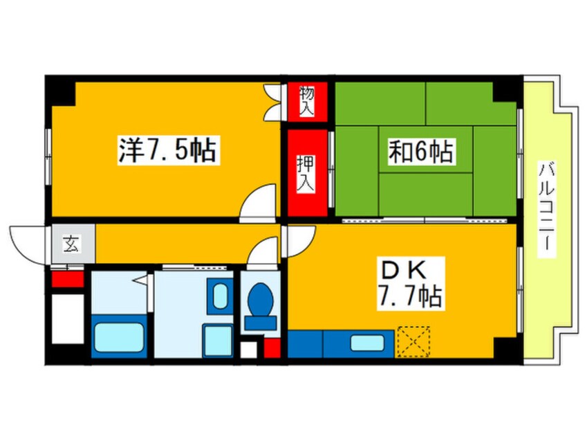 間取図 グッドフラット浦安