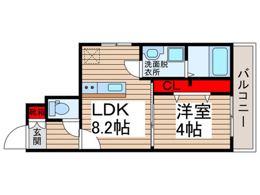 間取図 AJ北小金