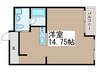 井上マンション 1Rの間取り