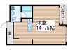 井上マンション 1Rの間取り